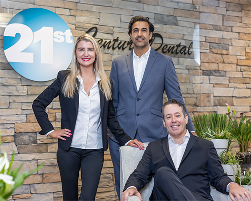The three dentists at 21st Century Dental of Irving