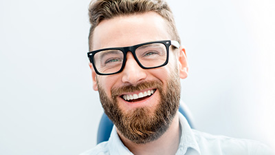 Man with healthy smile