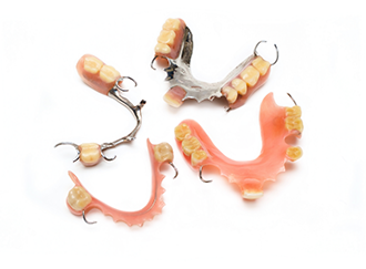 Four partial dentures