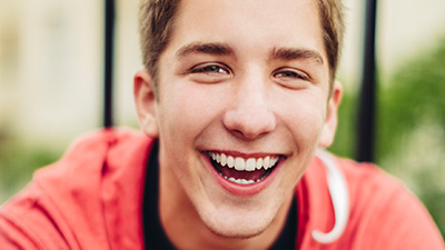 Smiling young man