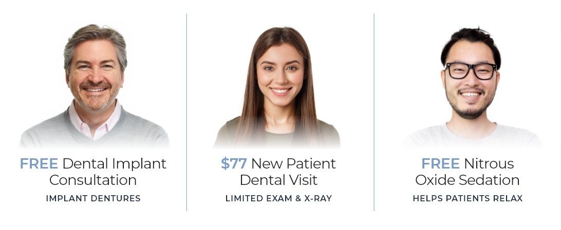 multiple specials for dental office