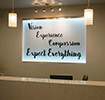Vision experience compassion expect everything sign
