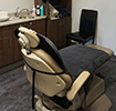 Comfortable dental exam chair