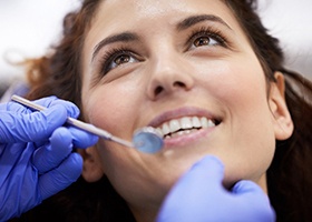 a patient receiving dental care in Irving