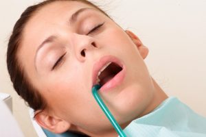 woman relaxed at the sedation dentist irving trusts