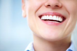 close-up of beautiful smile