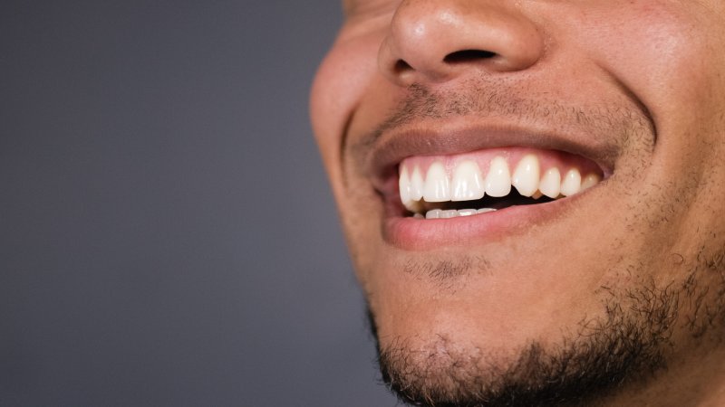 Closeup of a man smiling