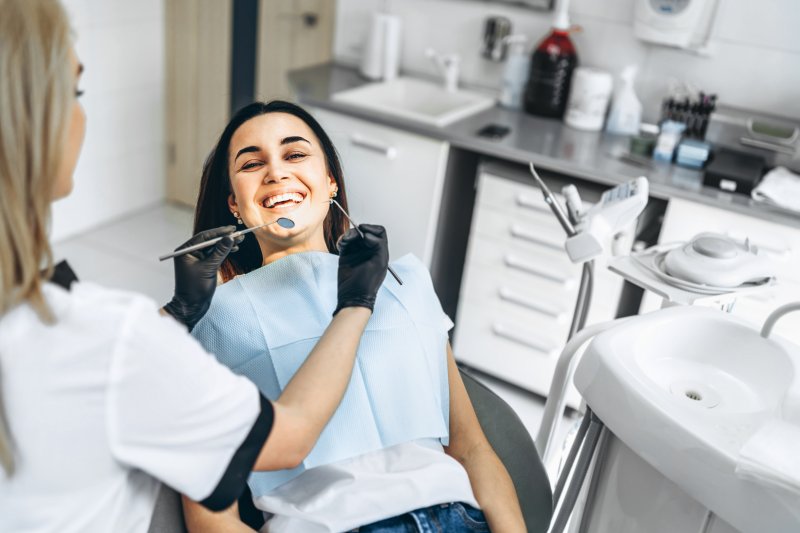 Irving dental team welcoming anxious patient